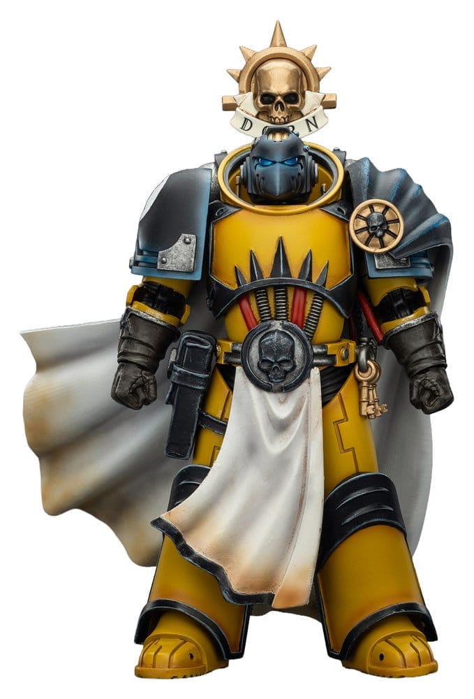 🧪 LAB | SU ORDINAZIONE Warhammer Imperial Fists Action Figure Librarian Consulwith Force Axe and Bolt Pistol 12 cm