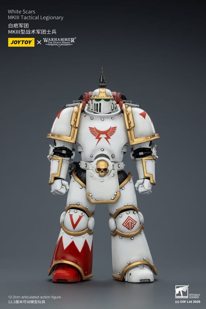 🧪 LAB | SU ORDINAZIONE Warhammer The Horus Heresy Action Figure White Scars MKIll Tactical Legionary 12 cm