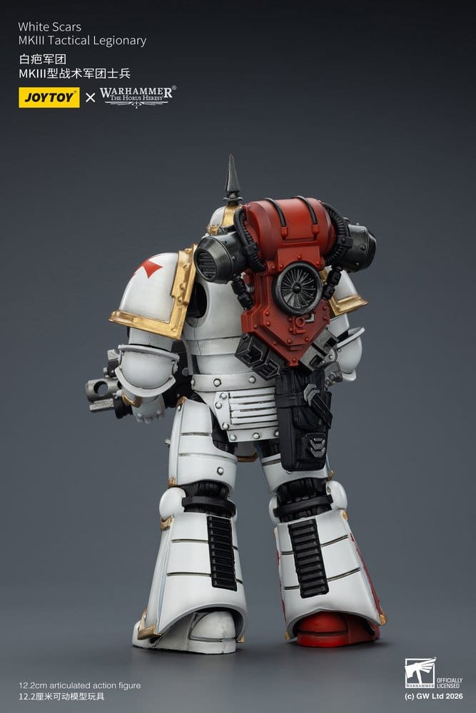 🧪 LAB | SU ORDINAZIONE Warhammer The Horus Heresy Action Figure White Scars MKIll Tactical Legionary 12 cm
