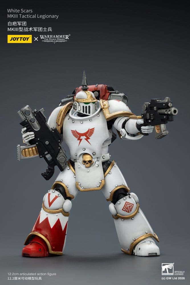 🧪 LAB | SU ORDINAZIONE Warhammer The Horus Heresy Action Figure White Scars MKIll Tactical Legionary 12 cm