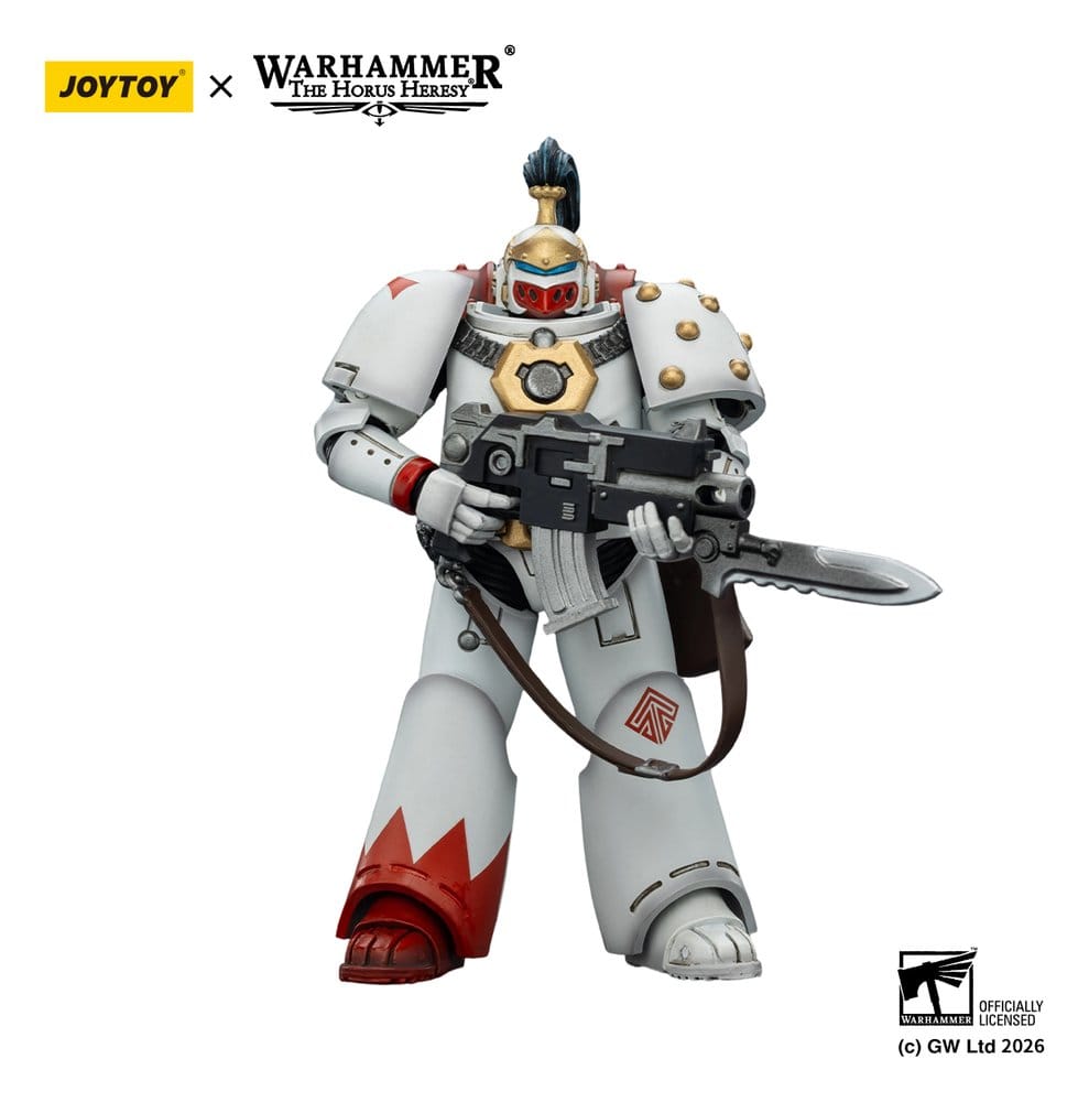 🧪 LAB | SU ORDINAZIONE Warhammer The Horus Heresy Action Figure White Scars MKVI Tactical Legionary 12 cm