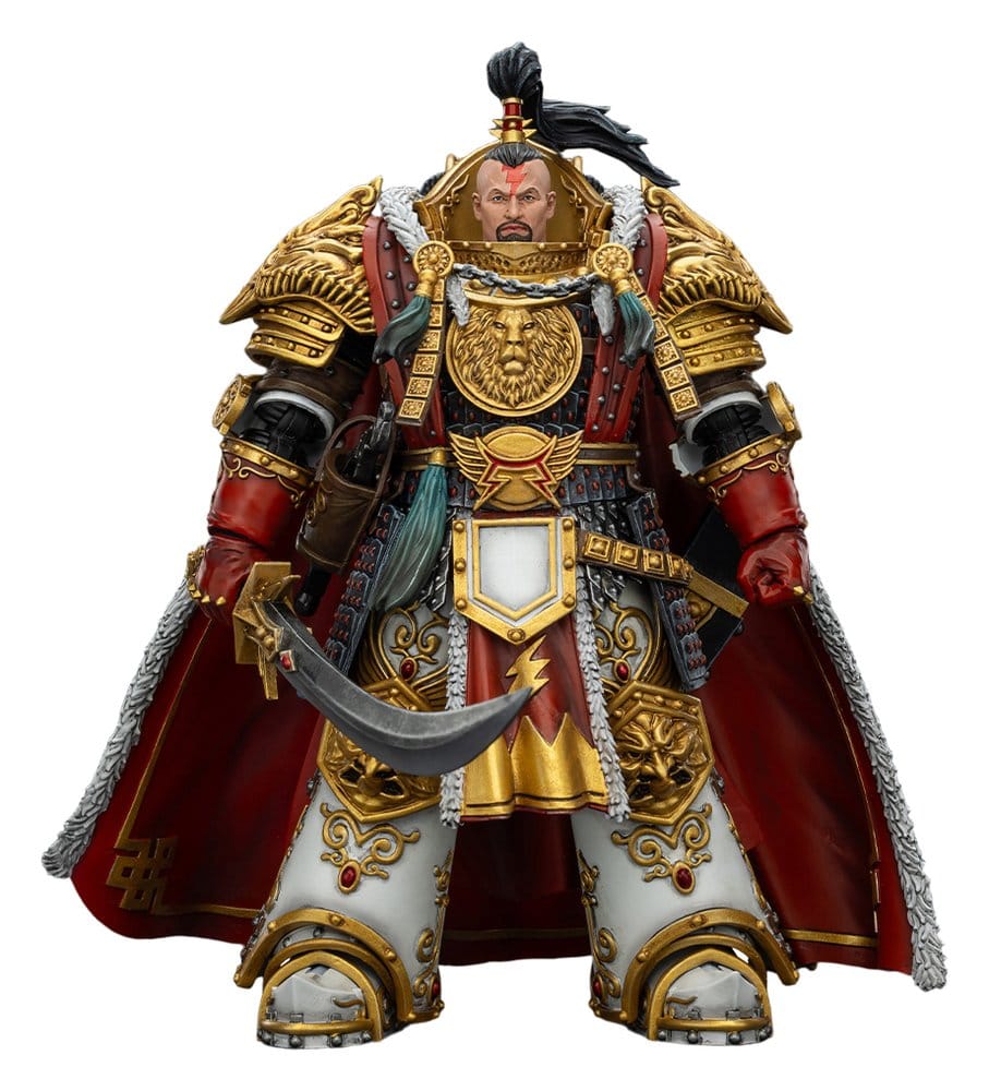 🧪 LAB | SU ORDINAZIONE Warhammer The Horus Heresy Action Figure White Scars Jaghatai Khan Primarch of the Vth Legion 19 cm