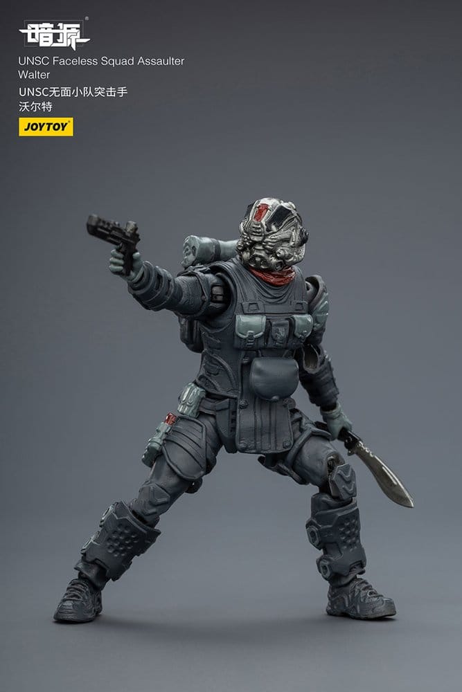 🧪 LAB | SU ORDINAZIONE Dark Source Action Figure 1/25 UNSC Faceless Squad 8 cm