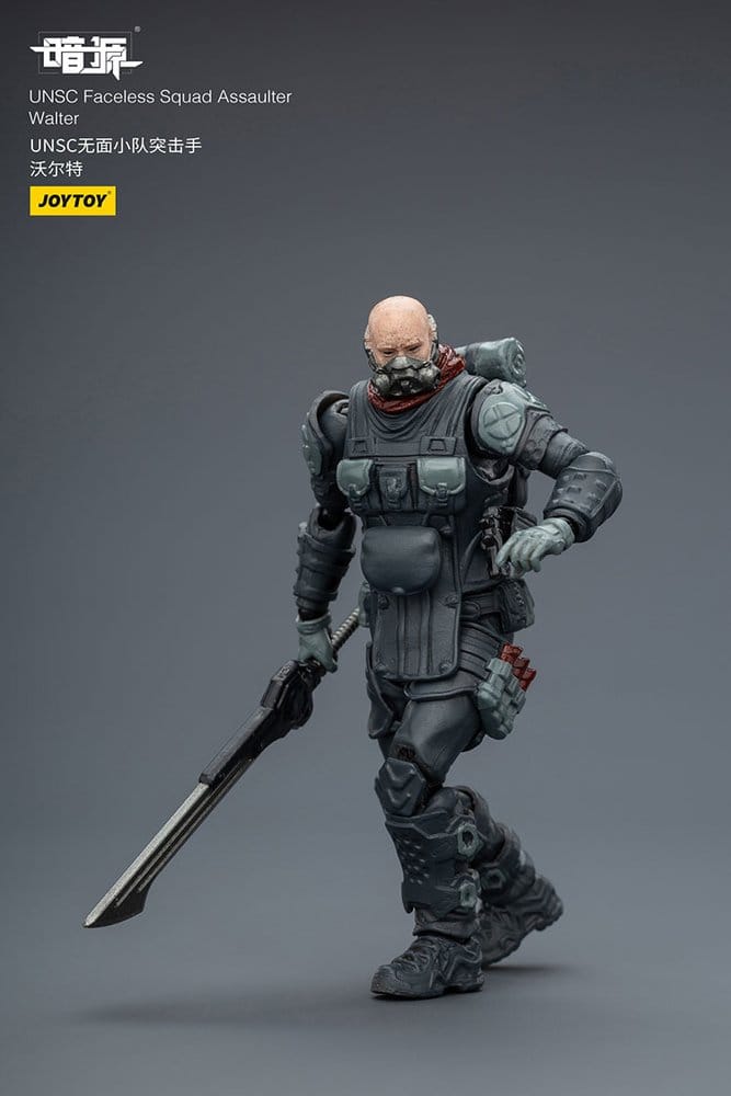 🧪 LAB | SU ORDINAZIONE Dark Source Action Figure 1/25 UNSC Faceless Squad 8 cm