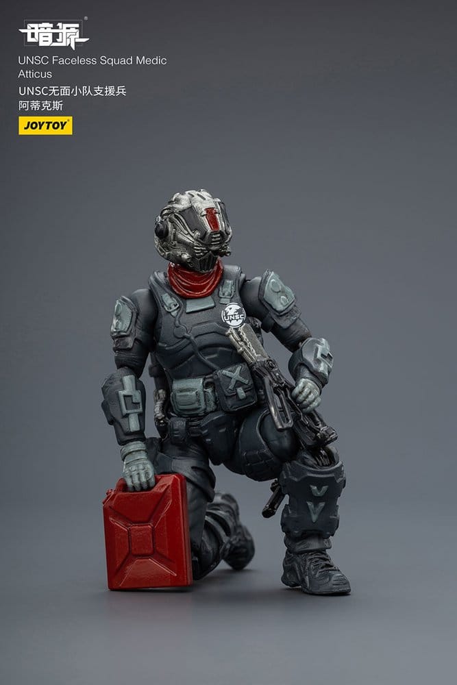 🧪 LAB | SU ORDINAZIONE Dark Source Action Figure 1/25 UNSC Faceless Squad 8 cm