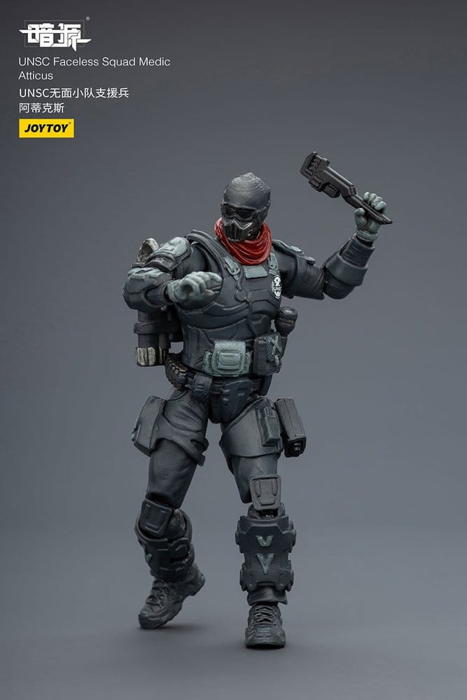 🧪 LAB | SU ORDINAZIONE Dark Source Action Figure 1/25 UNSC Faceless Squad 8 cm