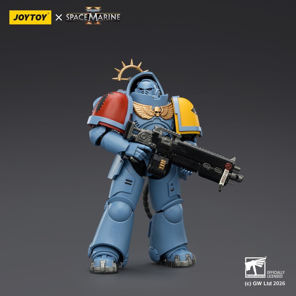 🧪 LAB | SU ORDINAZIONE Warhammer 40,000 Action Figure Game Edition Space Wolves Heavy Intercessor 13 cm
