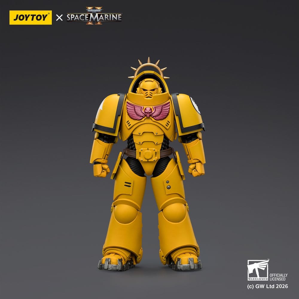 🧪 LAB | SU ORDINAZIONE Warhammer 40,000 Action Figure Game Edition Imperial Fists Heavy Intercessor 13 cm