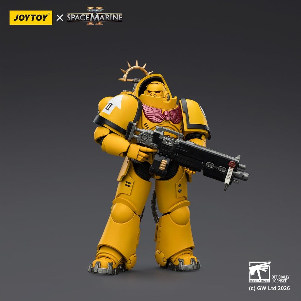 🧪 LAB | SU ORDINAZIONE Warhammer 40,000 Action Figure Game Edition Imperial Fists Heavy Intercessor 13 cm