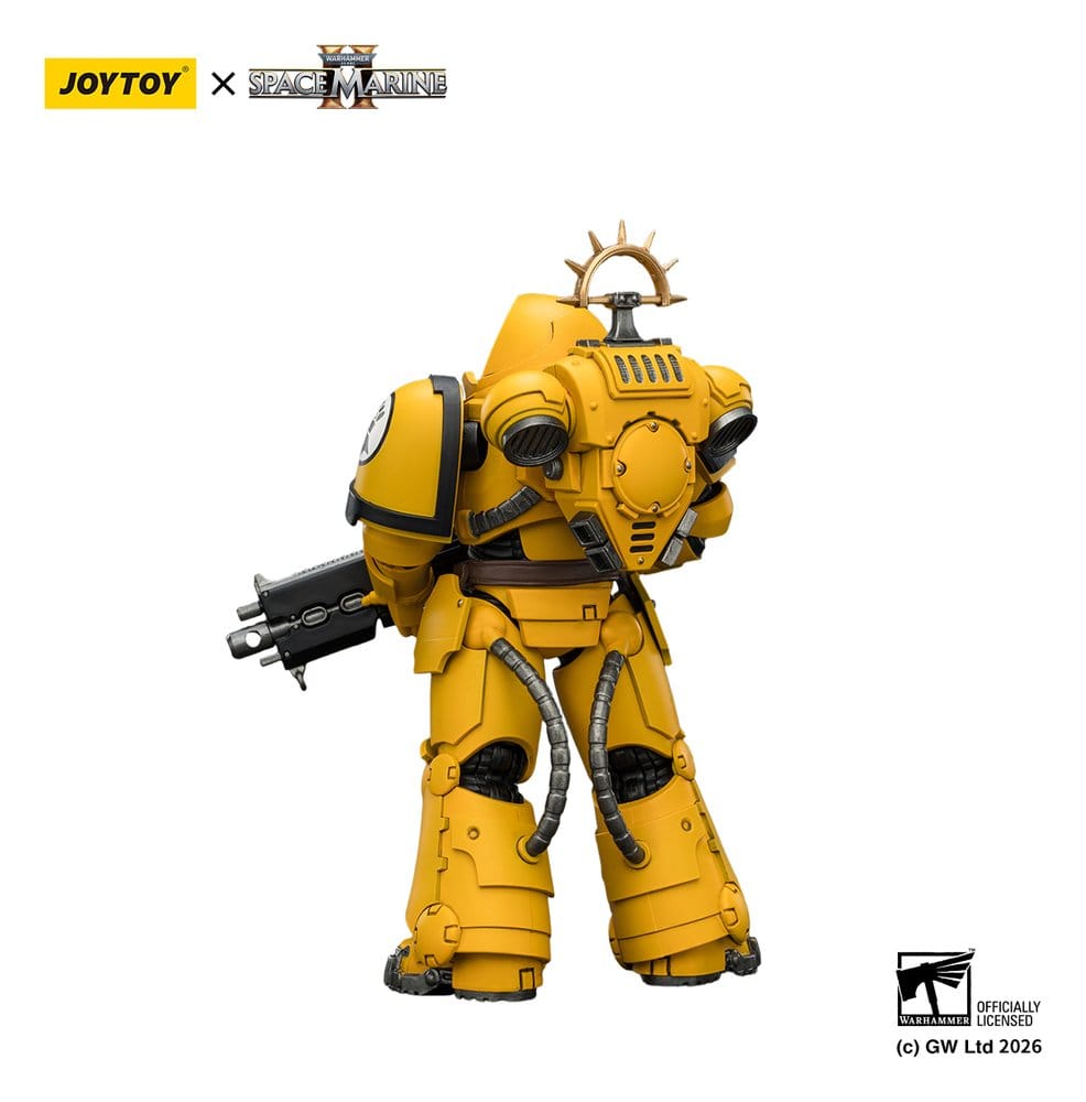 🧪 LAB | SU ORDINAZIONE Warhammer 40,000 Action Figure Game Edition Imperial Fists Heavy Intercessor 13 cm