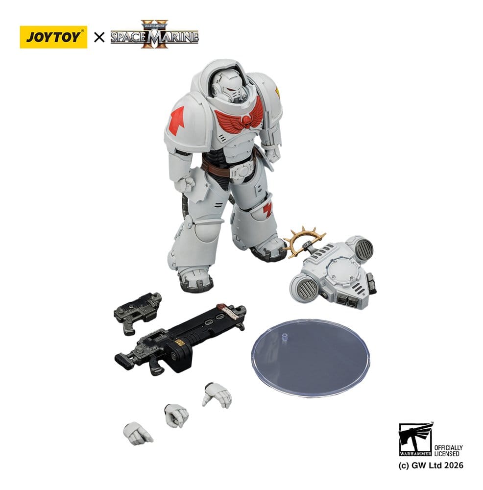 🧪 LAB | SU ORDINAZIONE Warhammer 40,000 Action Figure Game Edition White Scars Heavy Intercessor 13 cm