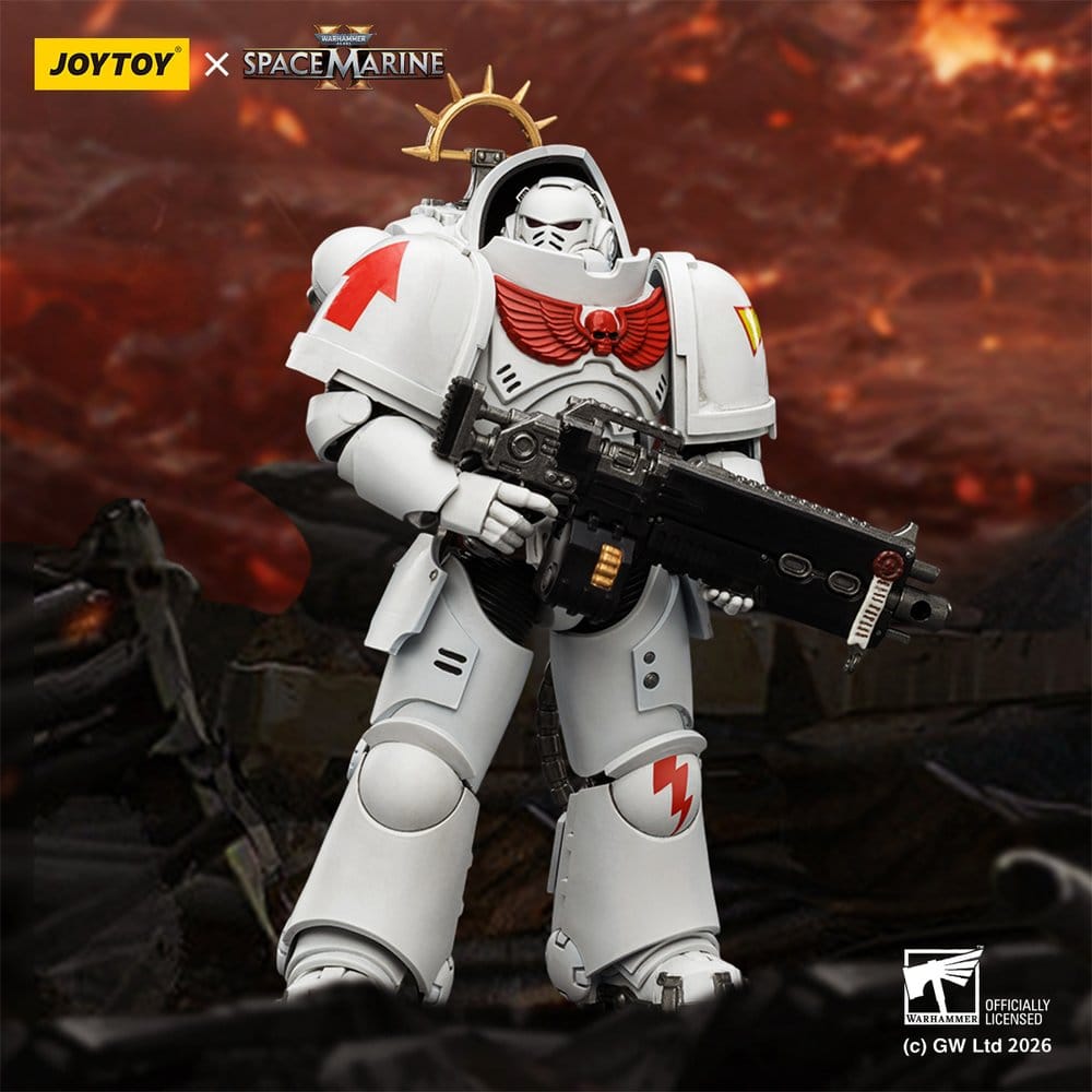 🧪 LAB | SU ORDINAZIONE Warhammer 40,000 Action Figure Game Edition White Scars Heavy Intercessor 13 cm