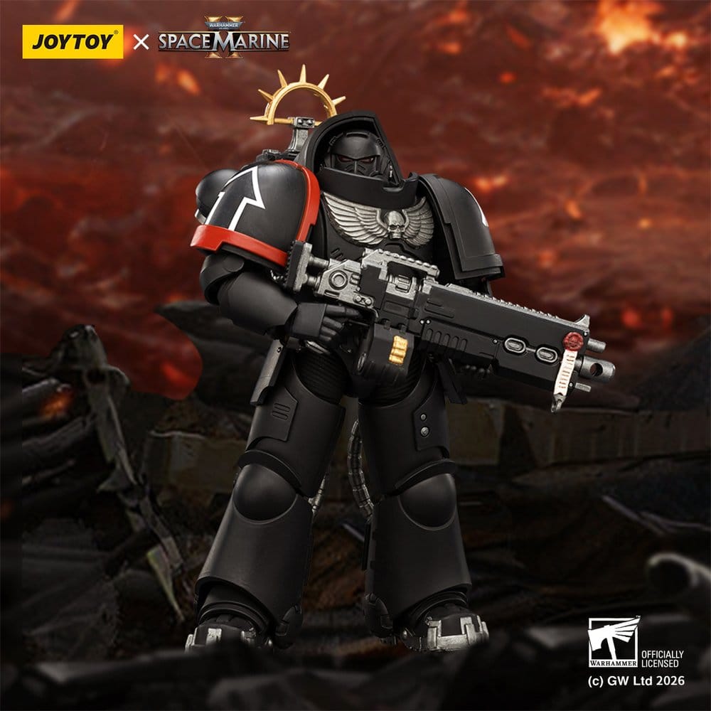 🧪 LAB | SU ORDINAZIONE Warhammer 40,000 Action Figure Raven Guard Heavy Intercessor 13 cm