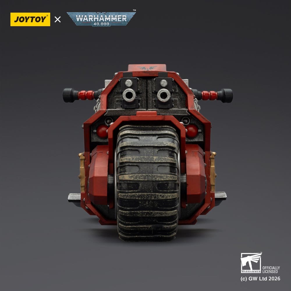 🧪 LAB | SU ORDINAZIONE Warhammer 40,000 Raider-pattern Combat Bike Blood Angels with twin-linked bolt rifles 22 cm
