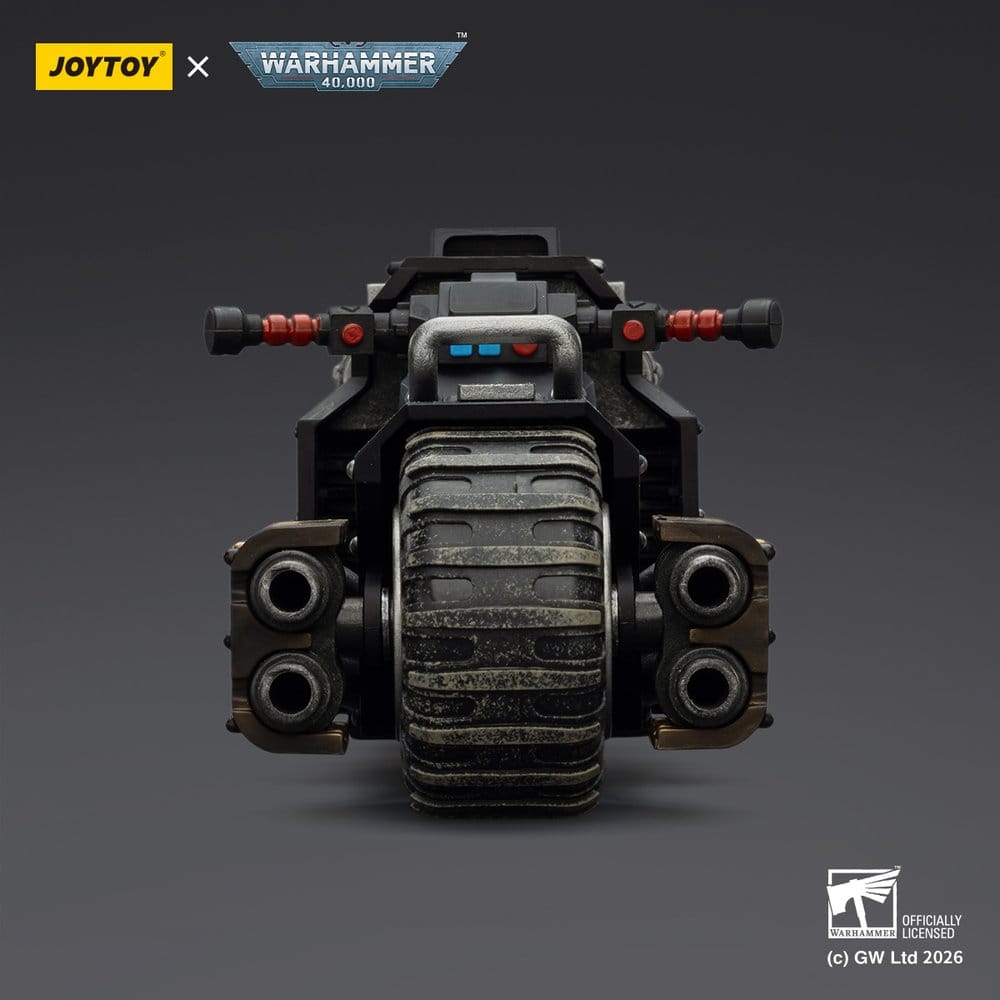 🧪 LAB | SU ORDINAZIONE Warhammer 40,000 Raider-pattern Combat Bike Raven Guard with twin-linked bolt rifles 22 cm