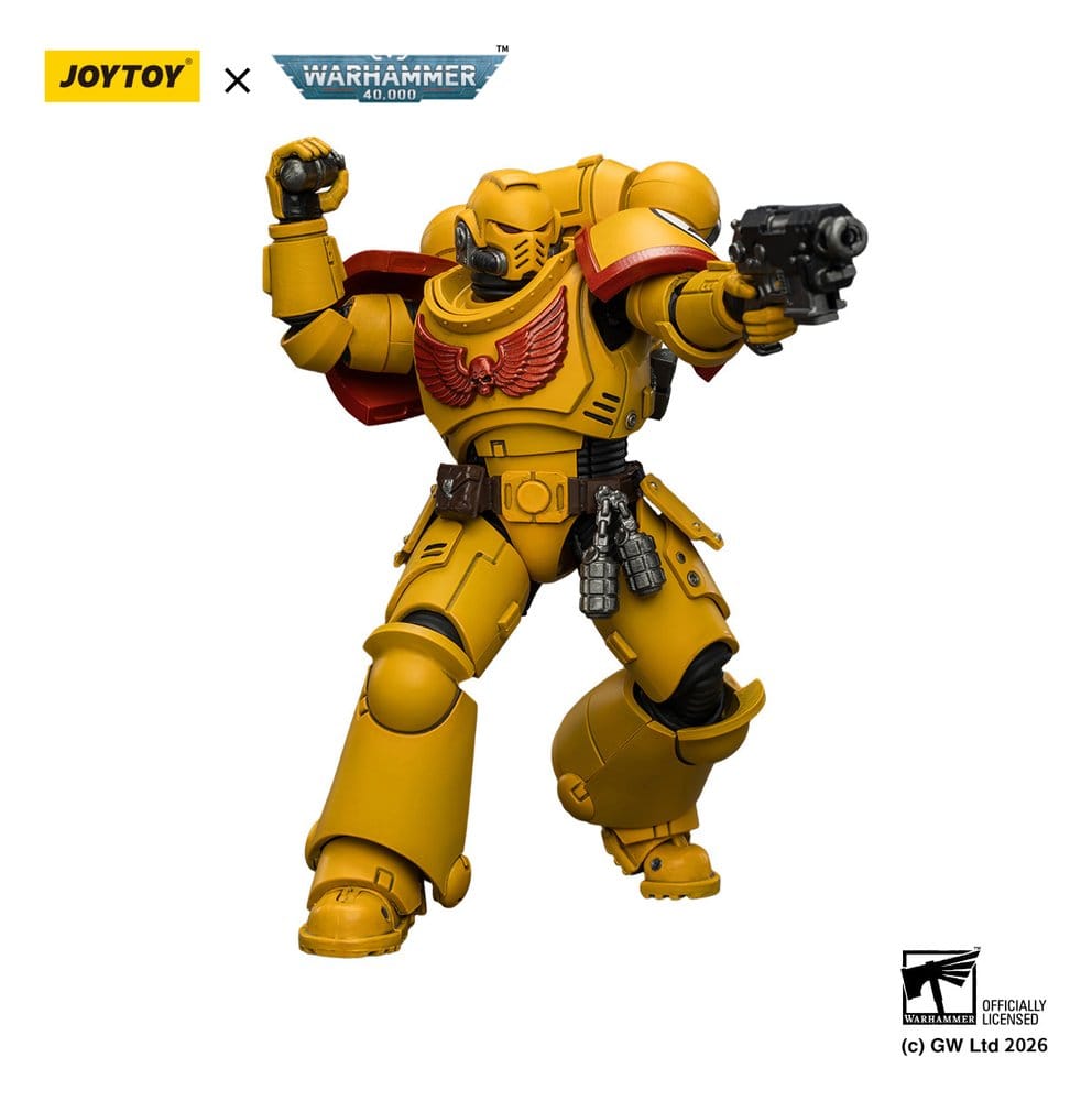 🧪 LAB | SU ORDINAZIONE Warhammer 40,000 Action Figure Imperial Fists Intercessor 12 cm