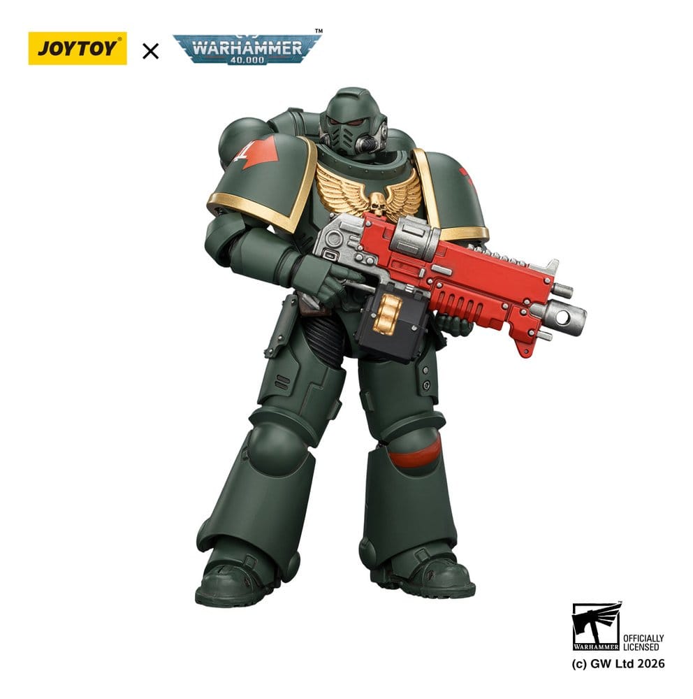 🧪 LAB | SU ORDINAZIONE Warhammer 40,000 Action Figure Dark Angels Intercessor 12 cm