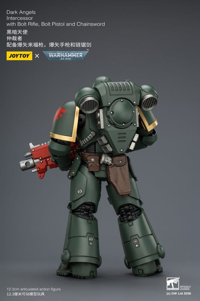 🧪 LAB | SU ORDINAZIONE Warhammer 40,000 Action Figure Dark Angels Intercessor 12 cm