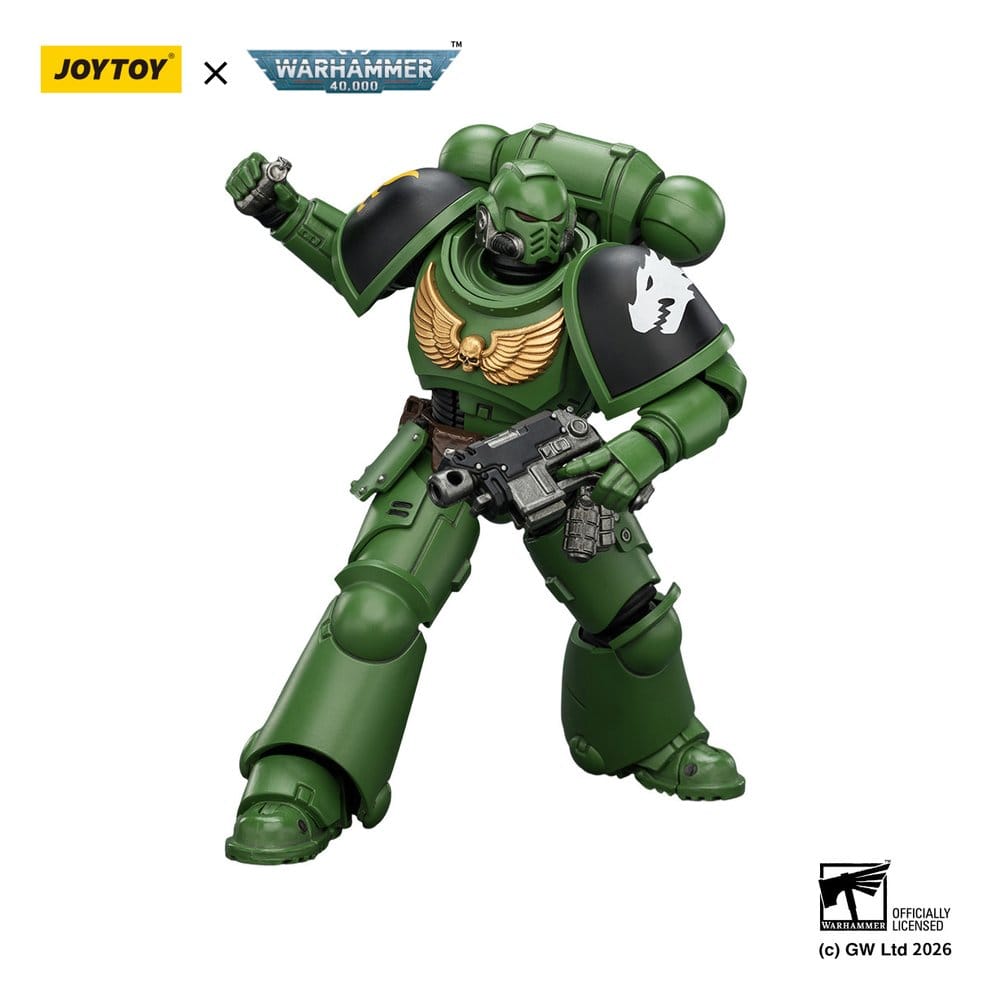 🧪 LAB | SU ORDINAZIONE Warhammer 40,000 Action Figure Salamanders Intercessor 12 cm