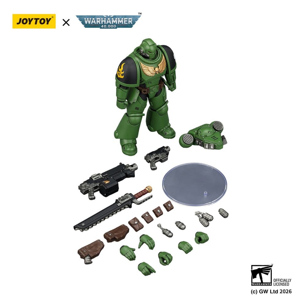 🧪 LAB | SU ORDINAZIONE Warhammer 40,000 Action Figure Salamanders Intercessor 12 cm