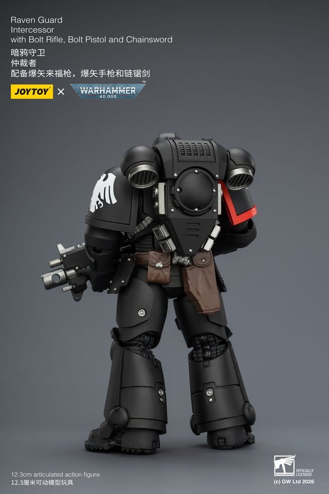 🧪 LAB | SU ORDINAZIONE Warhammer 40,000 Action Figure Raven Guard Intercessor 12 cm