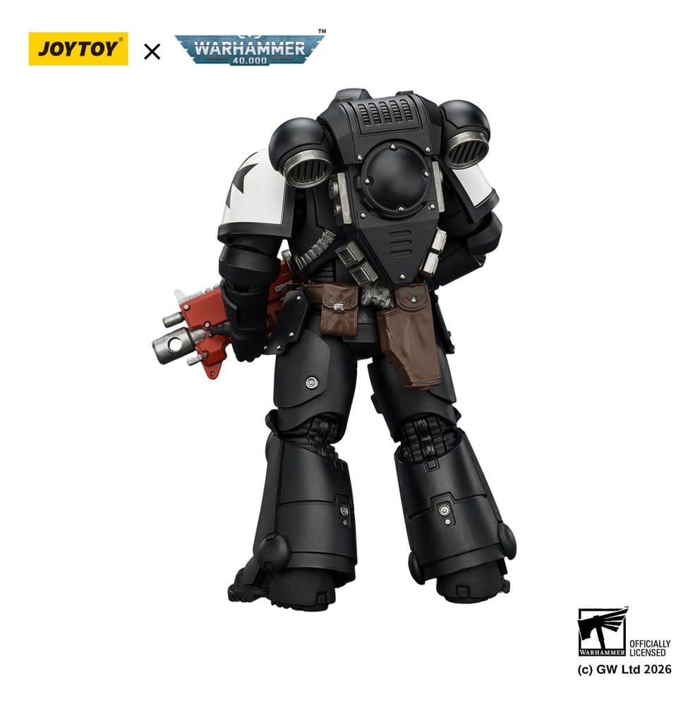 🧪 LAB | SU ORDINAZIONE Warhammer 40,000 Action Figure Black Templars Intercessor 12 cm