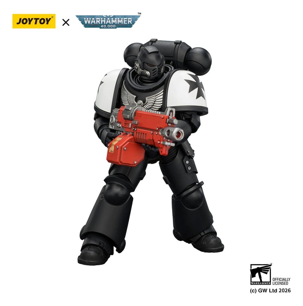 🧪 LAB | SU ORDINAZIONE Warhammer 40,000 Action Figure Black Templars Intercessor 12 cm