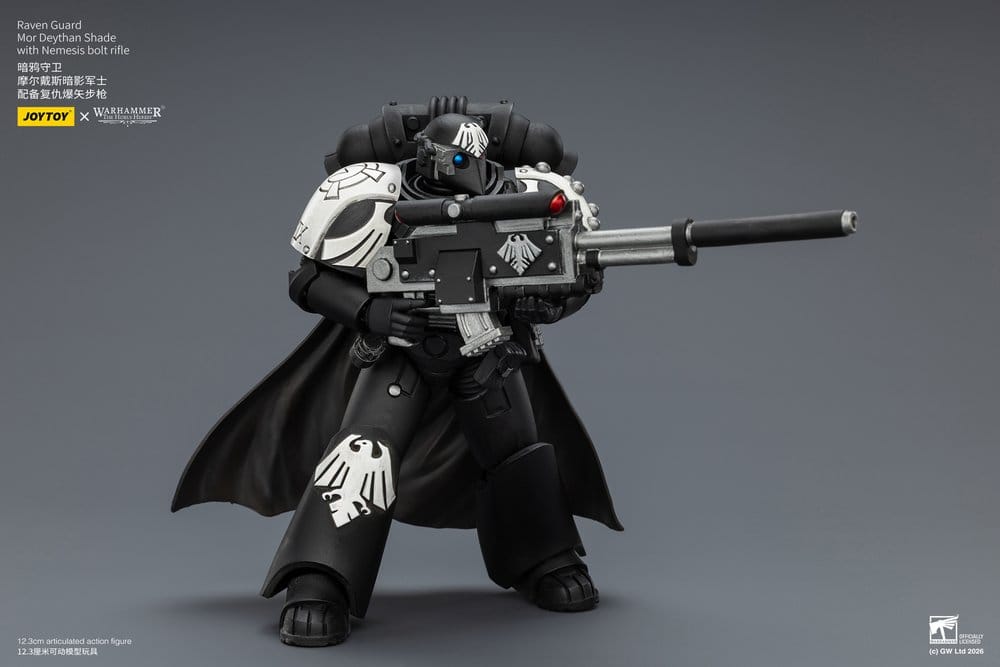 🧪 LAB | SU ORDINAZIONE Warhammer 40,000 Action Figure Raven Guard Mor Deythan Shade 12 cm