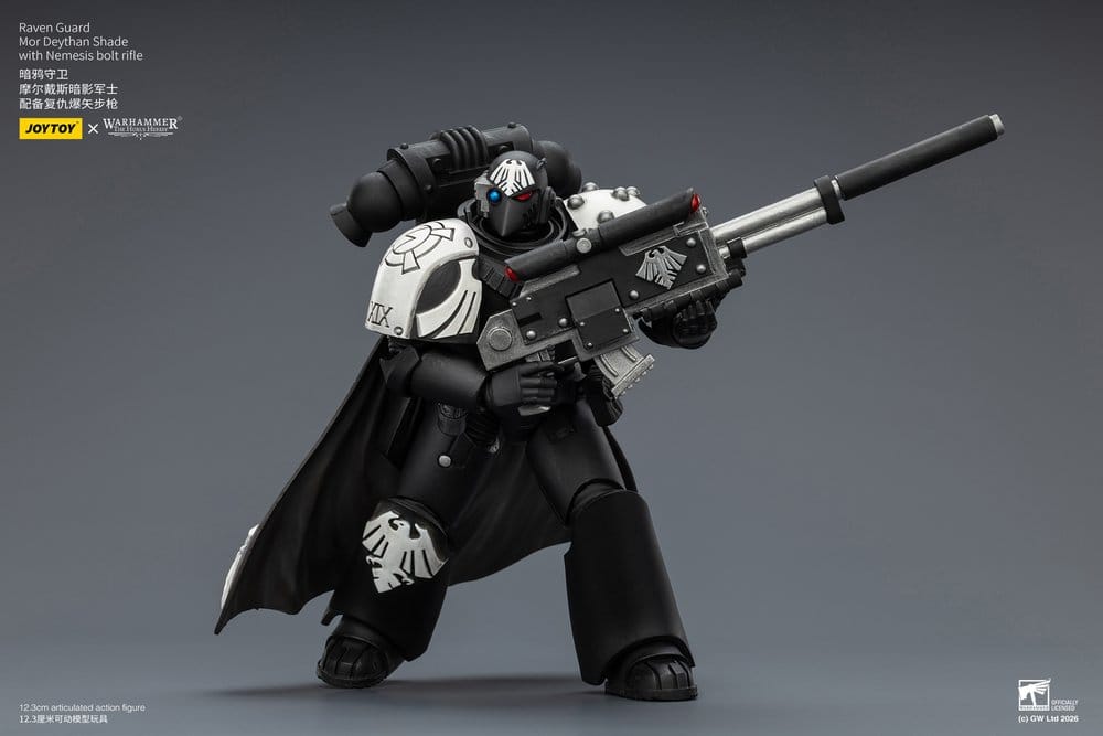 🧪 LAB | SU ORDINAZIONE Warhammer 40,000 Action Figure Raven Guard Mor Deythan Shade 12 cm