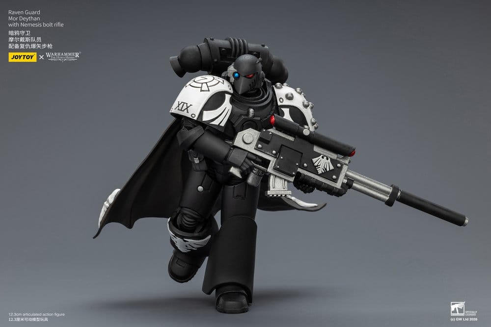 🧪 LAB | SU ORDINAZIONE Warhammer 40,000 Action Figure Raven Guard Mor Deythan 12 cm