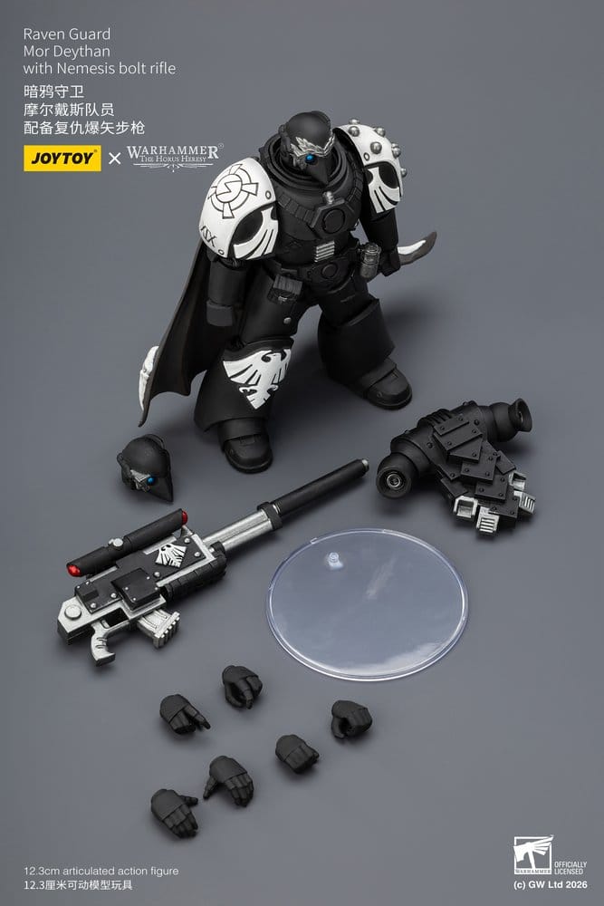 🧪 LAB | SU ORDINAZIONE Warhammer 40,000 Action Figure Raven Guard Mor Deythan 12 cm