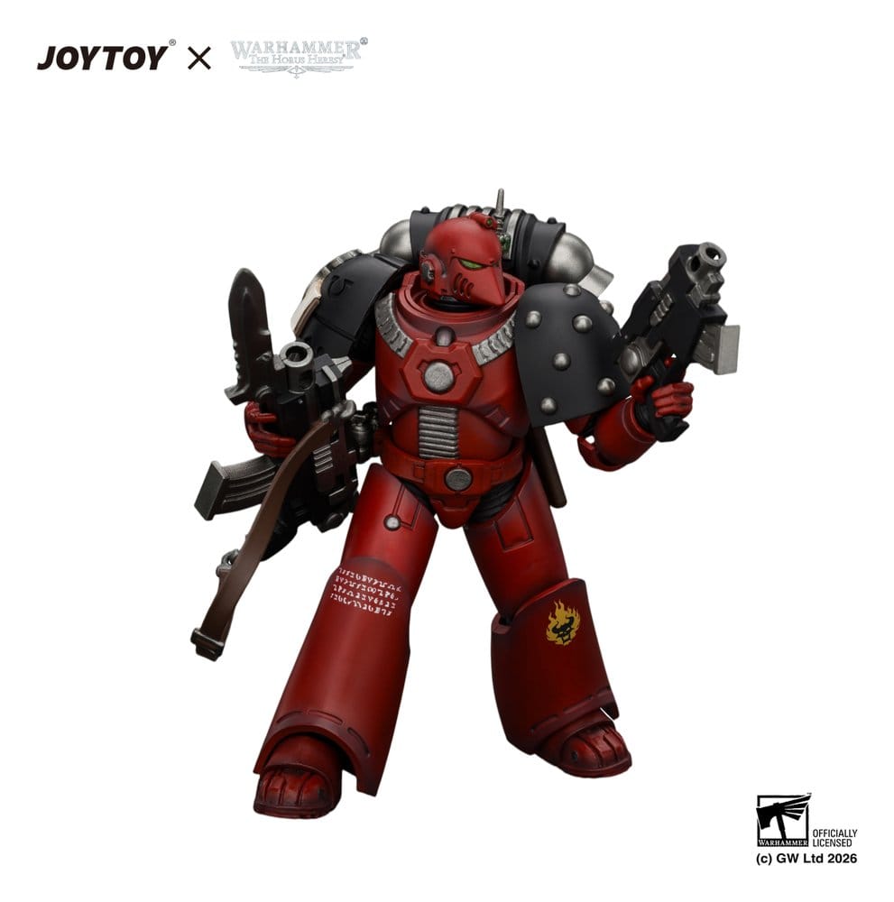 🧪 LAB | PREORDINE+ 03/2027 Warhammer The Horus Heresy Action Figure Word Bearers MkVI Tactical Sergeant 12 cm