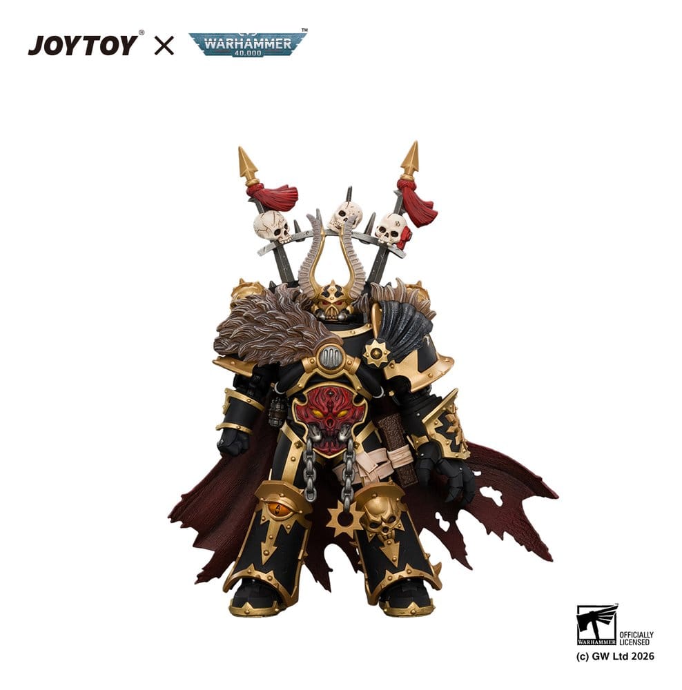 🧪 LAB | PREORDINE+ 04/2027 Warhammer Action Figure Black Legion Chaos Lord (13 cm)