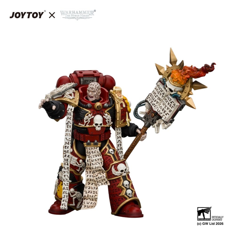 🧪 LAB | PREORDINE+ 03/2027 Warhammer The Horus Heresy Action Figure Word Bearers Erebus, the Dark Apostle 13 cm