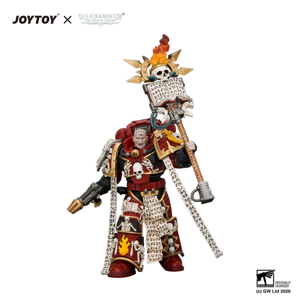 🧪 LAB | PREORDINE+ 03/2027 Warhammer The Horus Heresy Action Figure Word Bearers Erebus, the Dark Apostle 13 cm