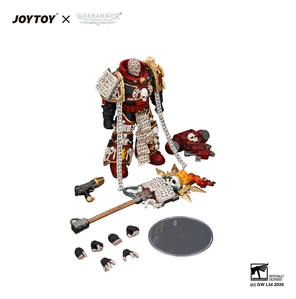 🧪 LAB | PREORDINE+ 03/2027 Warhammer The Horus Heresy Action Figure Word Bearers Erebus, the Dark Apostle 13 cm
