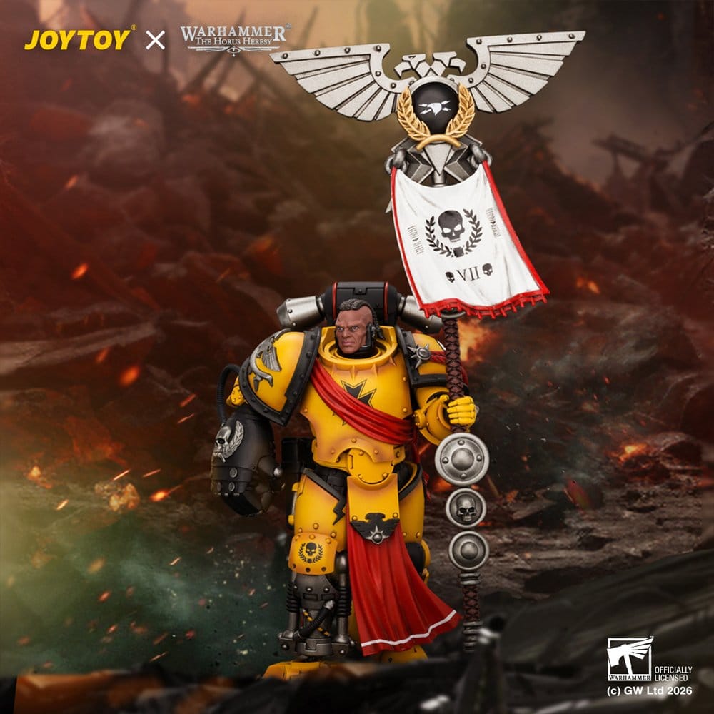 🧪 LAB | PREORDINE+ 03/2027 Warhammer The Horus Heresy Action Figure Imperial Fists Herald Consul 12 cm