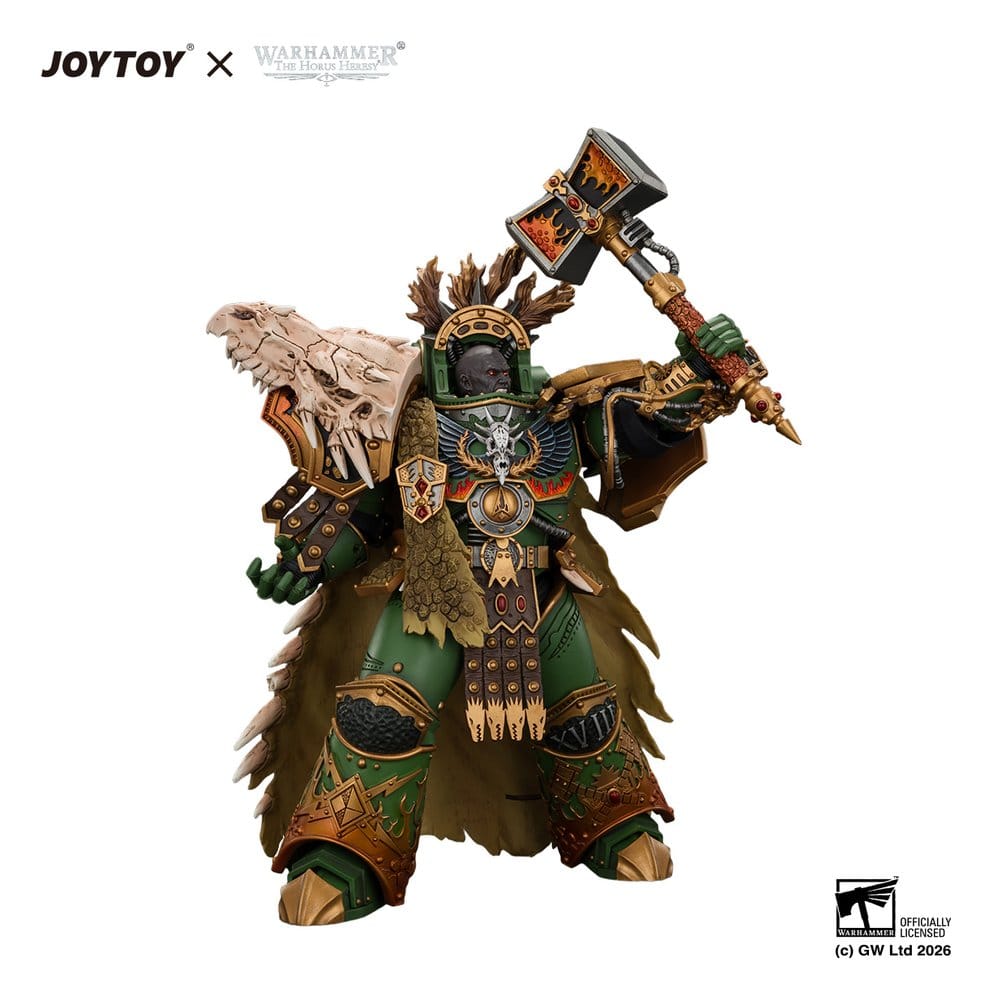 🧪 LAB | PREORDINE+ 04/2027 Warhammer Action Figure Salamanders Vulkan, Primarch of the XVIIIth Legion 21 cm