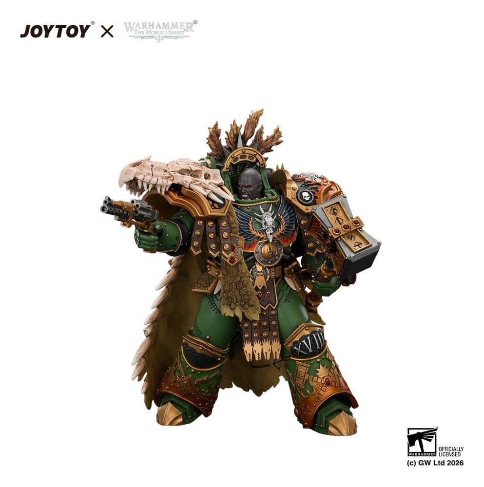 🧪 LAB | PREORDINE+ 04/2027 Warhammer Action Figure Salamanders Vulkan, Primarch of the XVIIIth Legion 21 cm