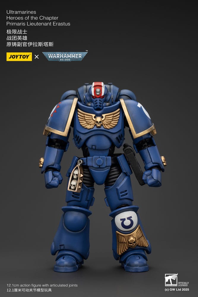 SU ORDINAZIONE Warhammer 40k Action Figure 1/18 Ultramarines Heroes of the Chapter Primaris Lieutenant Erastus 20 cm