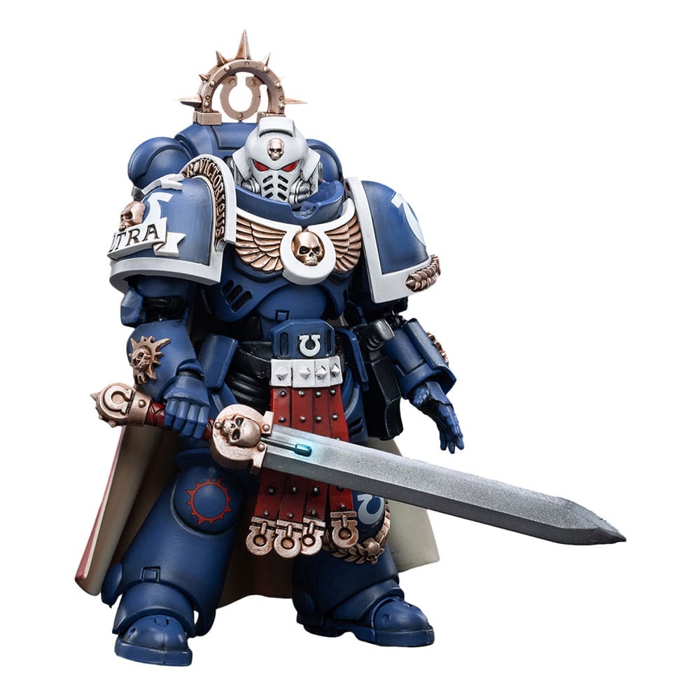 SU ORDINAZIONE Warhammer 40k Action Figure 1/18 Ultramarines Primaris Captain 12 cm