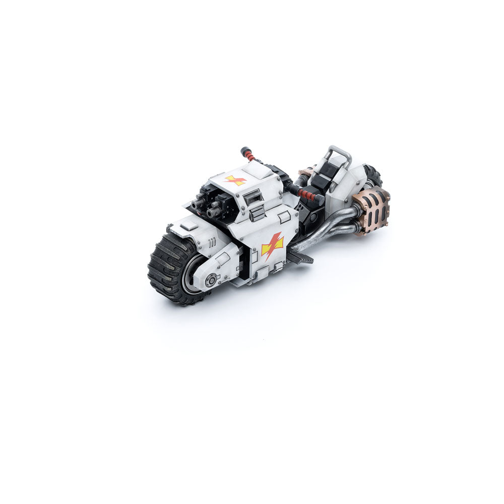 🧪 LAB | SU ORDINAZIONE Warhammer 40k Vehicle 1/18 White Scars Raider-pattern Combat Bike 22 cm