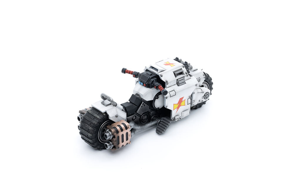🧪 LAB | SU ORDINAZIONE Warhammer 40k Vehicle 1/18 White Scars Raider-pattern Combat Bike 22 cm