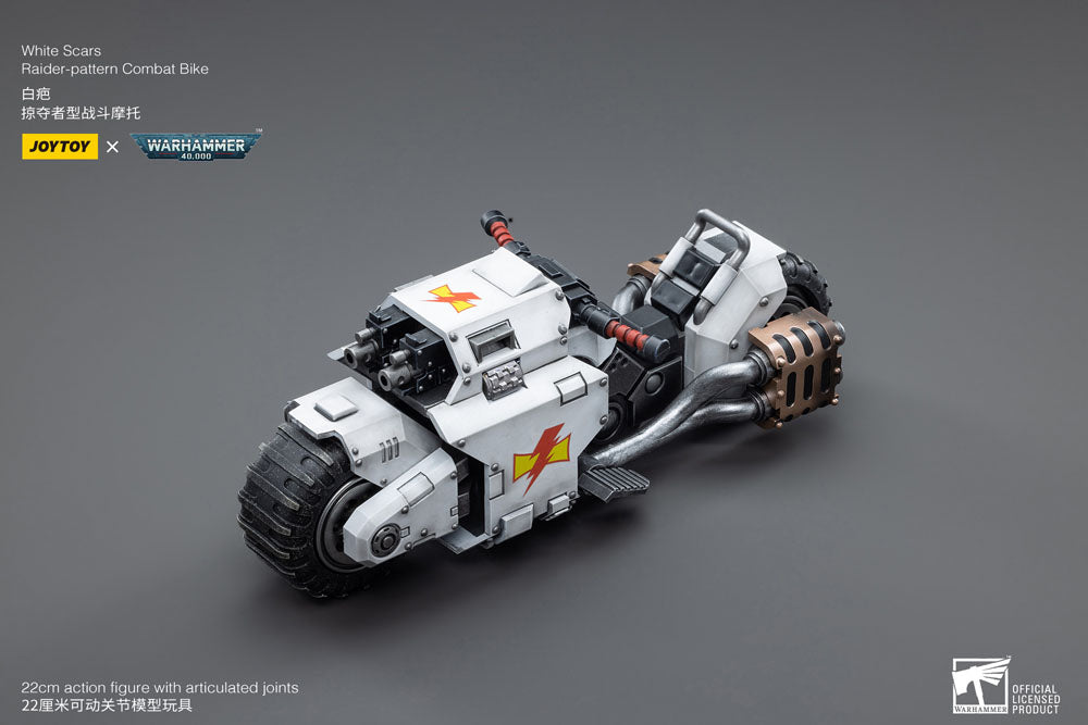 🧪 LAB | SU ORDINAZIONE Warhammer 40k Vehicle 1/18 White Scars Raider-pattern Combat Bike 22 cm