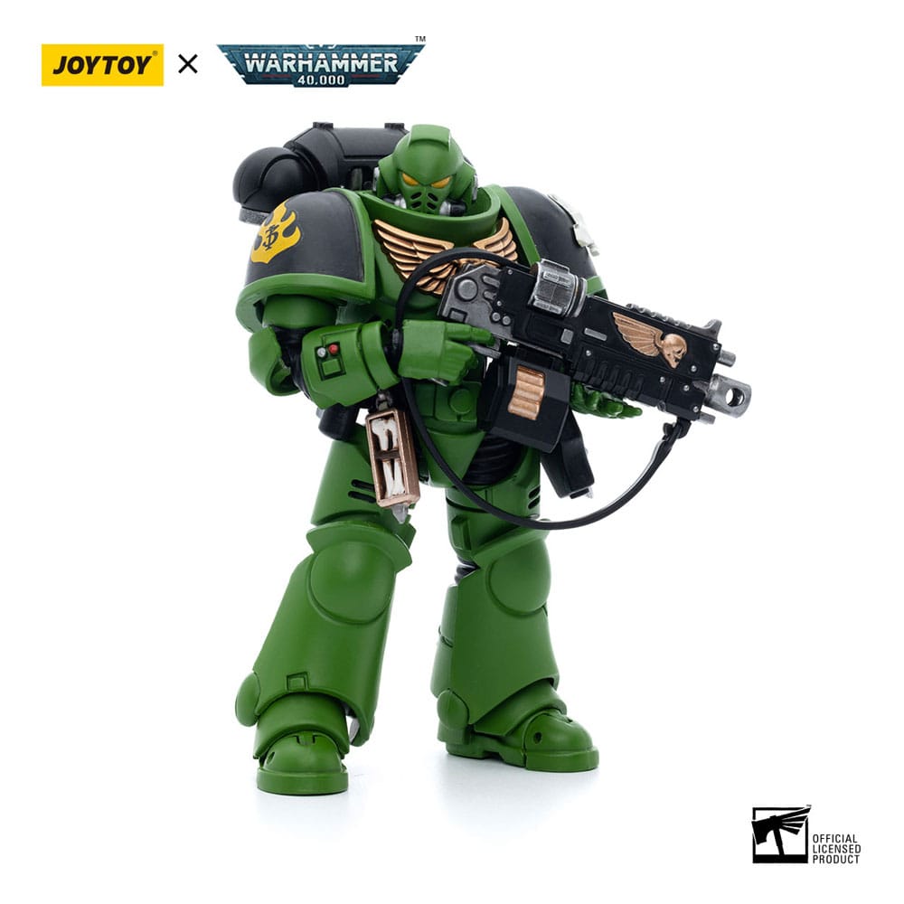 SU ORDINAZIONE Warhammer 40k Action Figure 1/18 Salamanders Intercessors Brother Haecule 12 cm