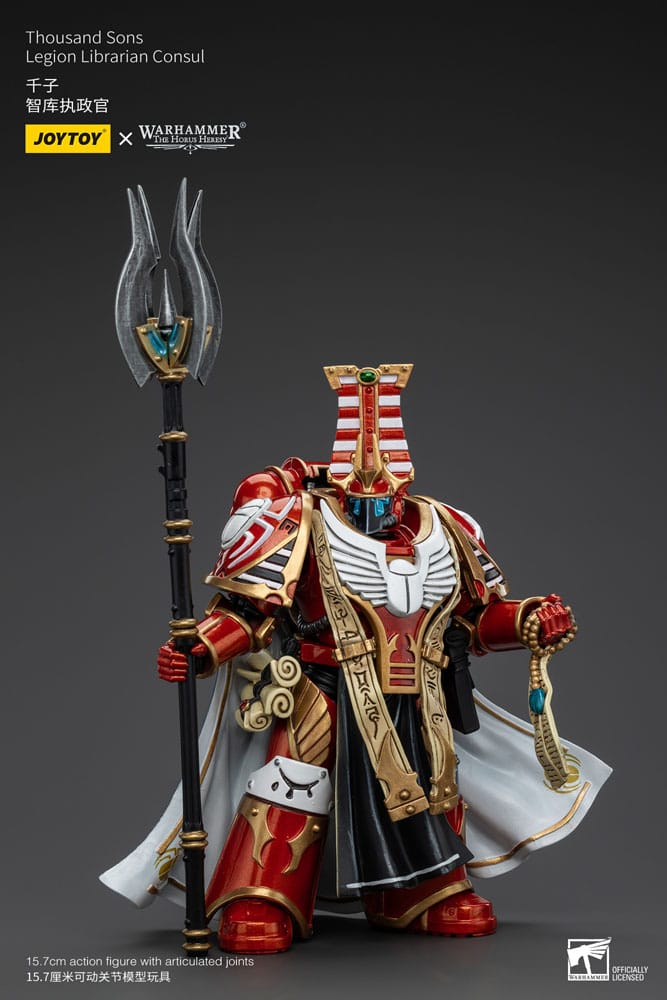 🧪 LAB | SU ORDINAZIONE Warhammer The Horus Heresy Action Figure 1/18 Thousand Sons Legion Librarian Consut 16 cm       