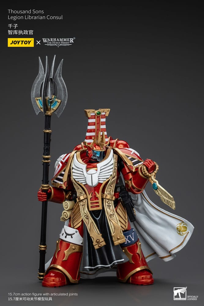 🧪 LAB | SU ORDINAZIONE Warhammer The Horus Heresy Action Figure 1/18 Thousand Sons Legion Librarian Consut 16 cm       