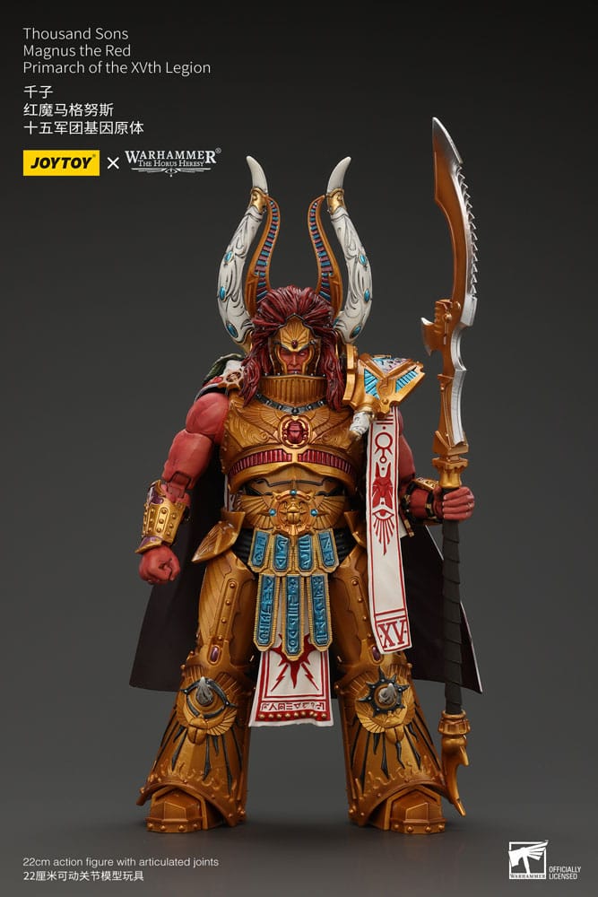 MADE TO ORDER Warhammer The Horus Heresy Action Figure 1/18 Thousand sons Magnus the Red Primarch of the XVth Legion 12 cm