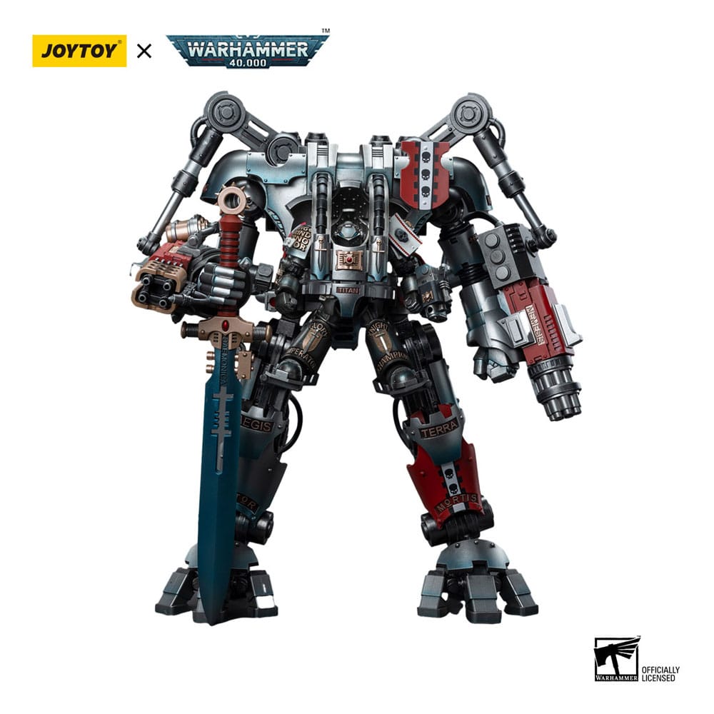 SU ORDINAZIONE Warhammer 40k Action Figure 1/18 Grey Knights Nemesis Dreadknight (Including Grey Knights Terminator Caddon Vibova) 12 cm ESAURITO