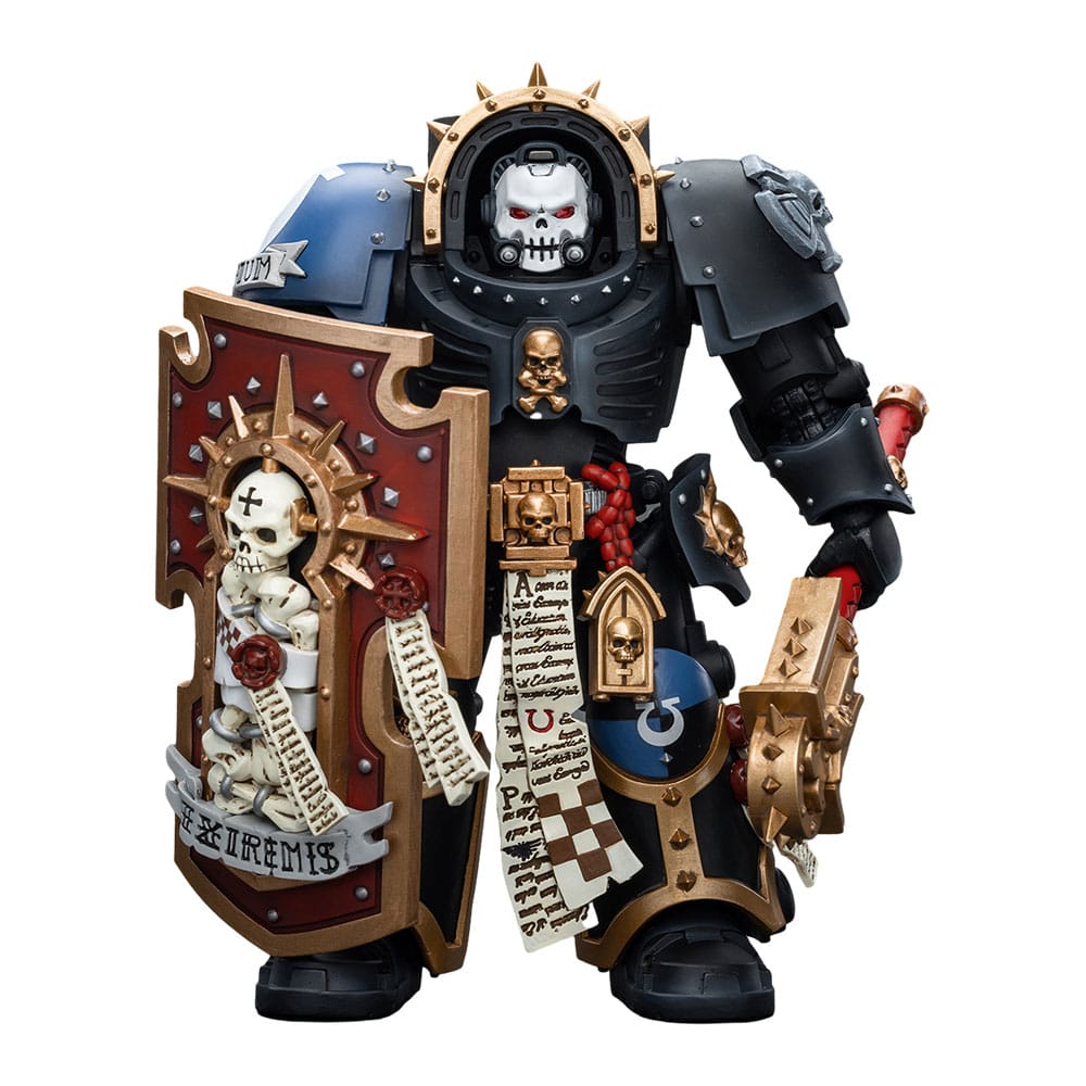 SU ORDINAZIONE Warhammer 40k Action Figure 1/18 Ultramarines Chaplain in Terminator Armour 12 cm